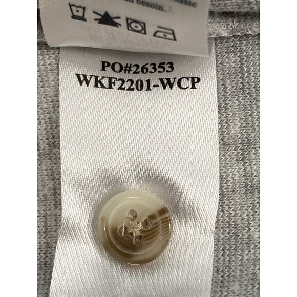 Faherty Legend Sweater Shirt Light Gray Plaid Womens XS Flannel Winter Clouds - Picture 11 of 16